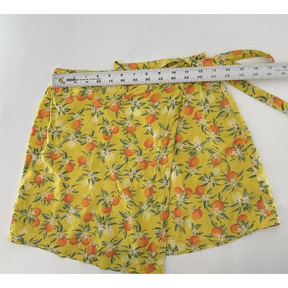 Wild Fable Linen Blend Peach Lightweight Wrap Mini Skirt Size XS‎ Boho Festival - Picture 8 of 9